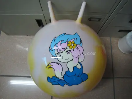 45cm handle ball/horn ball/jumping ball 45cm handle ball/horn ball/jumping ball